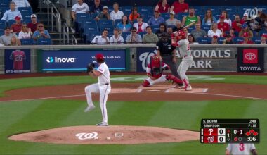 Zack Wheeler pitches 7 innings in the Phillies' 3-0 victory over the Nationals