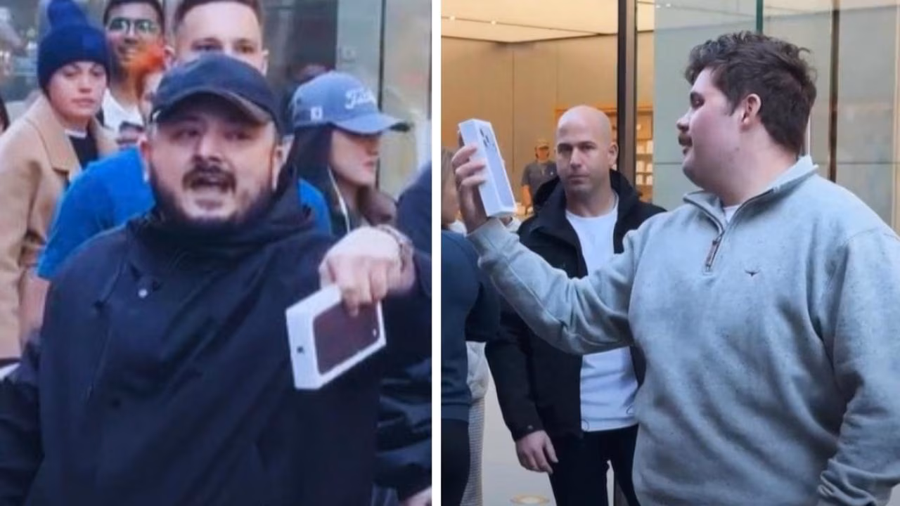 Sydney Apple launch descends into chaos