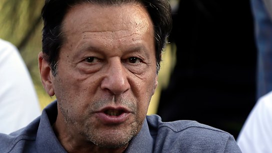Former Pakistani Prime Minister Imran Khan.