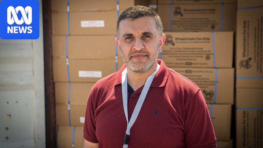 Australian wheelchairs donated to Gaza stuck in Jordan warehouse