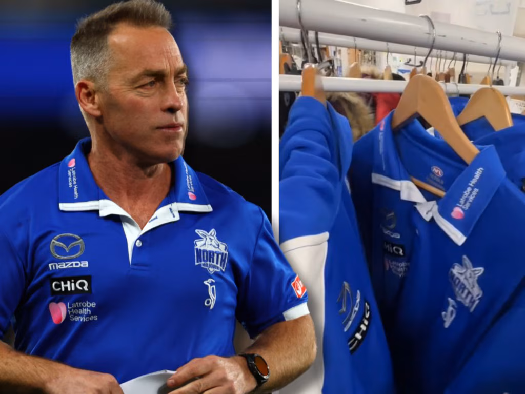 Clarkson goes full Kondo, dumping bags stuffed with North gear at local Vinnies - Herald Sun