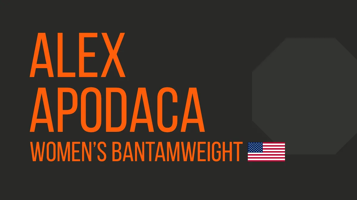 Alex Apodaca UFC Women's Bantamweight fighter profile