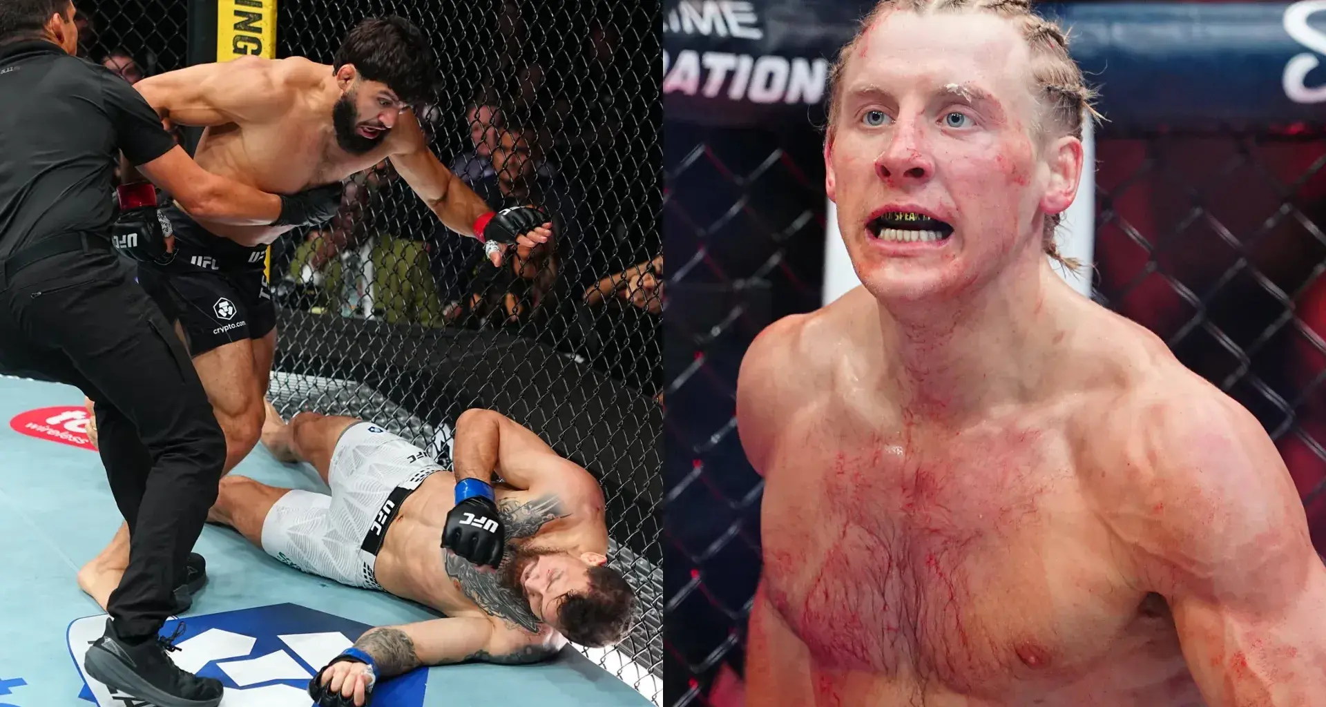Arman Tsarukyan and Nina-Marie Daniele have partaken in a funny skit before UFC 331