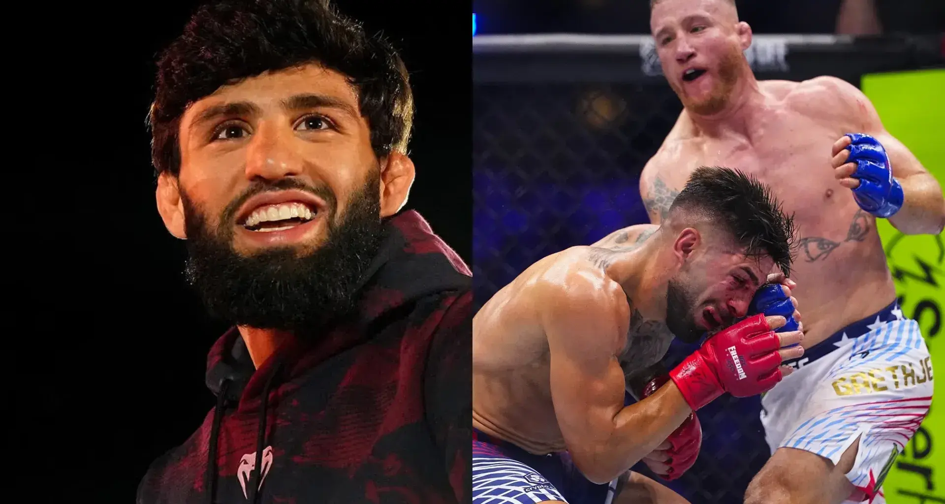 Ilia Topuria has seemingly taken a jibe at Ali Abdelaziz and Justin Gaethje