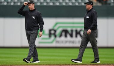 Twin brothers Austin and Tyler Jones ump big league games together for the first time