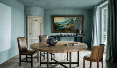 A restored early 20th-century house outside Ghent, full of tactile touches and earthy sophistication
