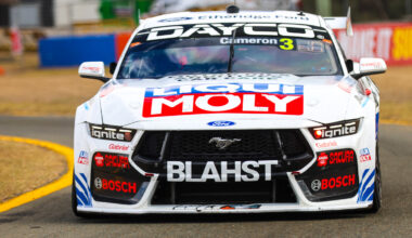 Ex-Dick Johnson Racing Supercars crew chief Josh Silcock helps Blanchard Racing Team