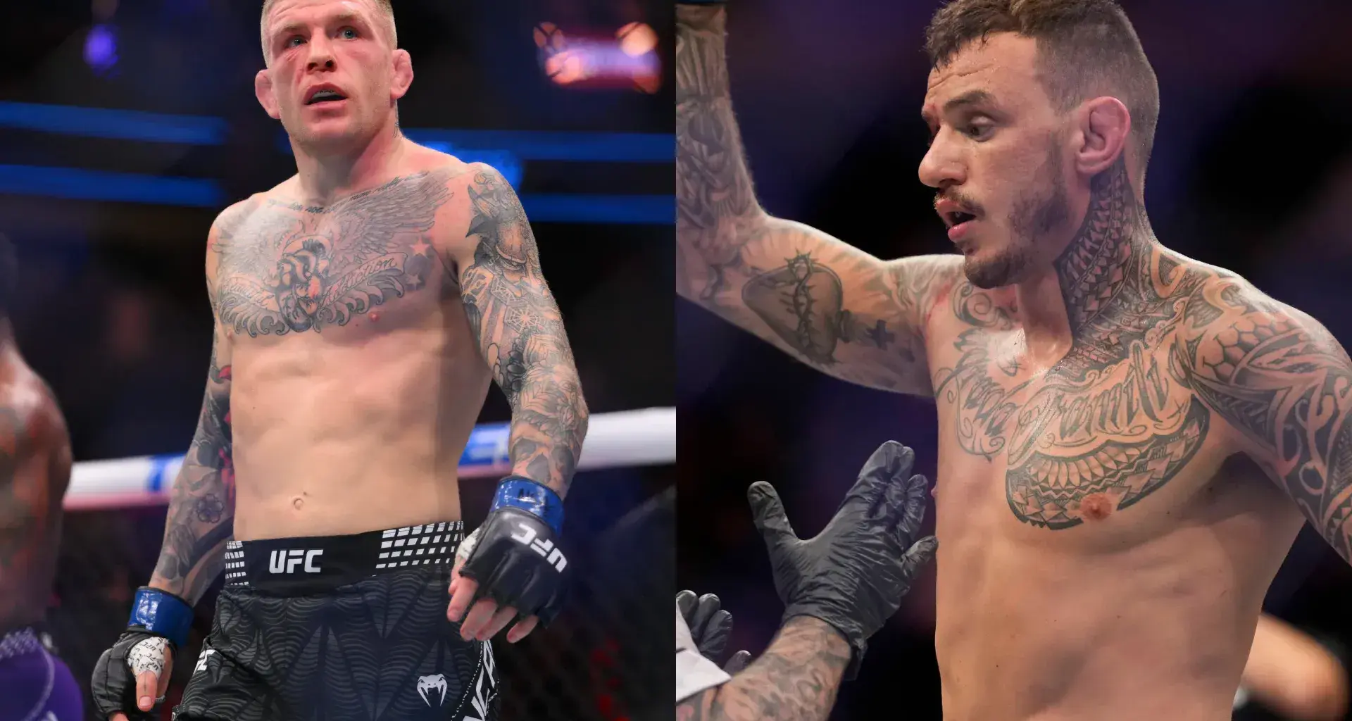 Justin Gaethje participates in a press conference with other fight winners and Dana White following UFC Freedom 250