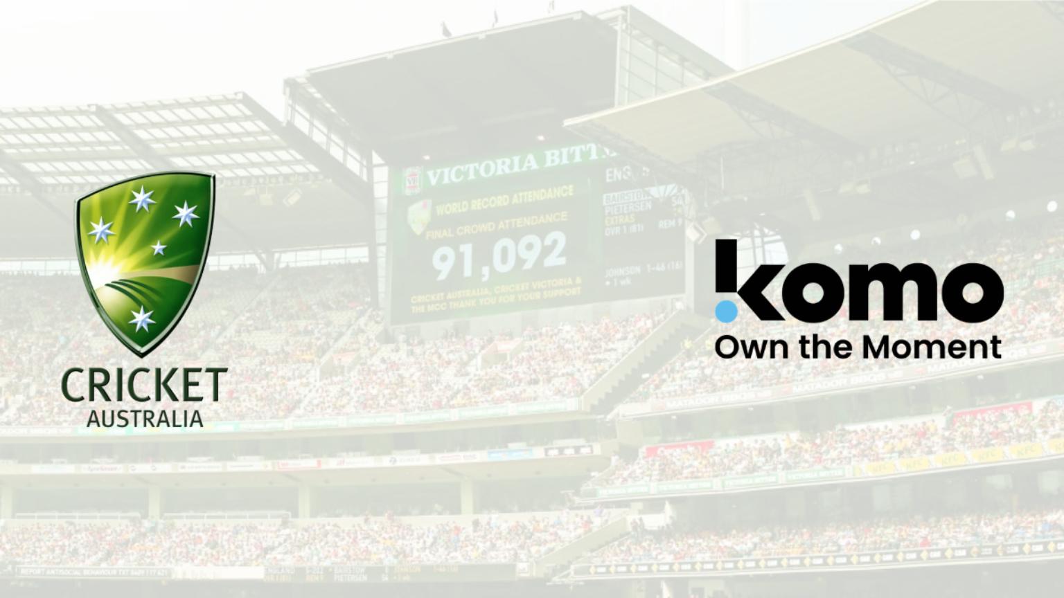 Cricket Australia turns to Komo to unlock fan data and commercial engagement