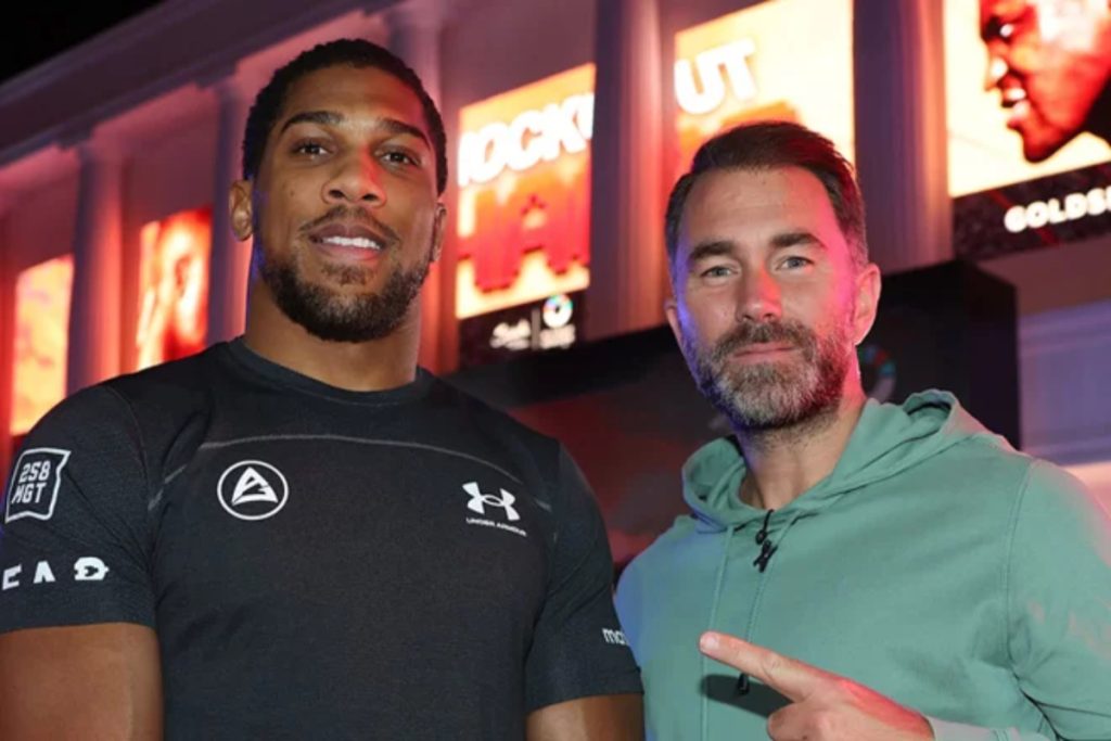 Eddie Hearn claims Dana White is the culprit for stalled negotiations between Joshua and Fury