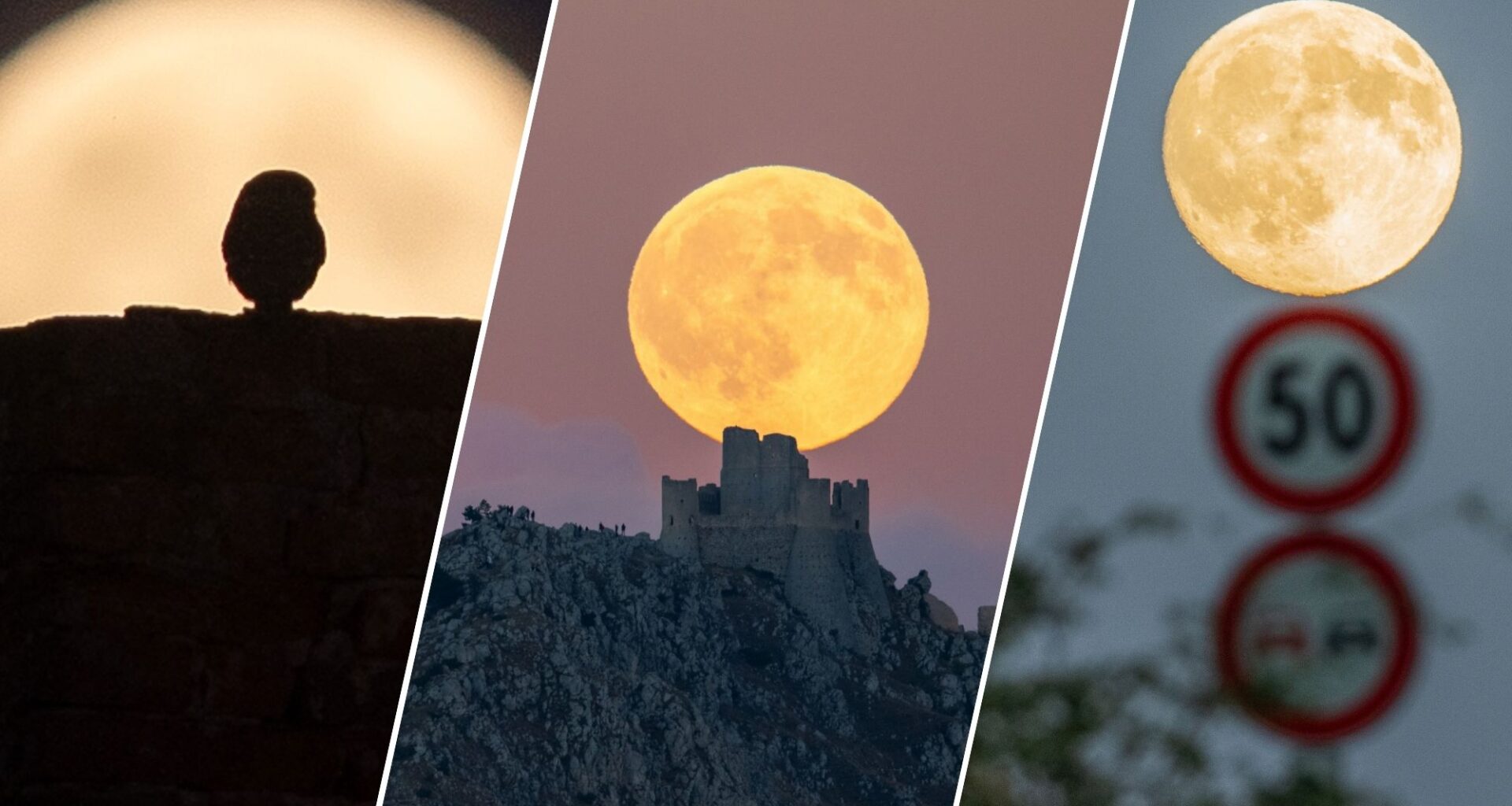 Stunning Harvest Moon serves up a treat for skywatchers worldwide (photos)