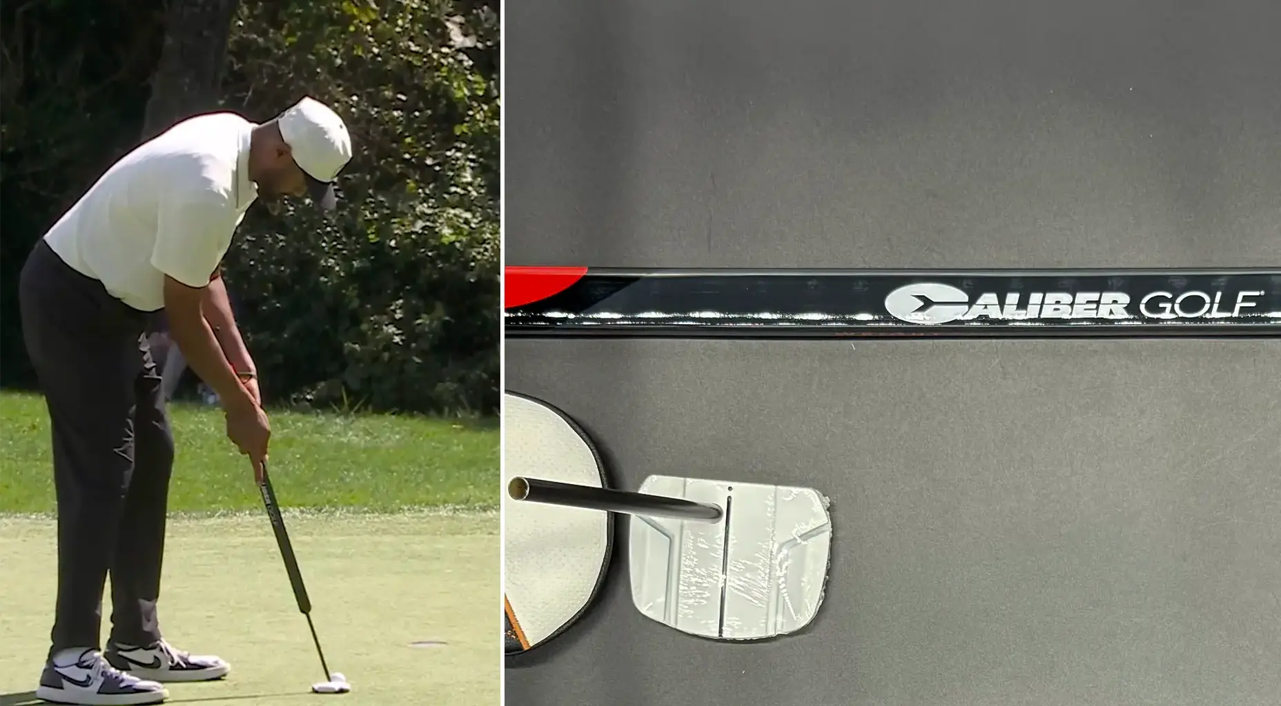 The story behind Tony Finau's bizzare hockey-stick putter grip | Gear