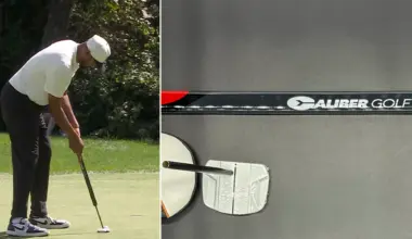 The story behind Tony Finau's bizzare hockey-stick putter grip | Gear
