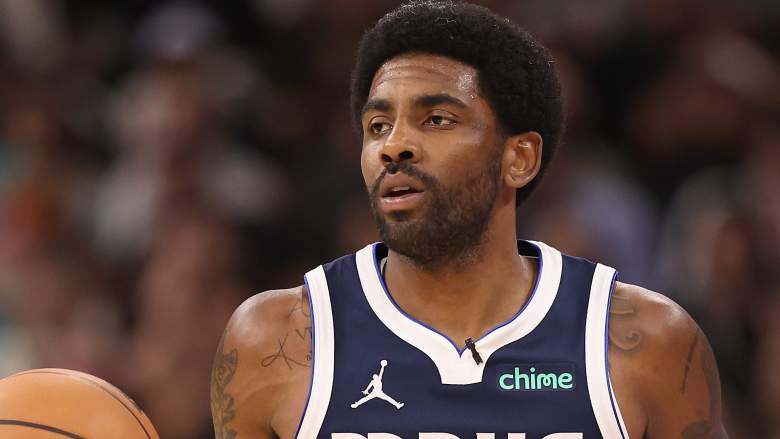 Kyrie Irving #11 of the Dallas Mavericks