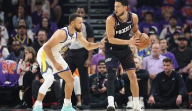 Warriors interested in a Steph Curry and Devin Booker superstar duo if star ever leaves Suns