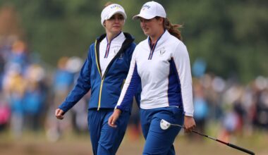 Charley Hull makes a comment about Lottie Woad's game after criticism of the all English pairing