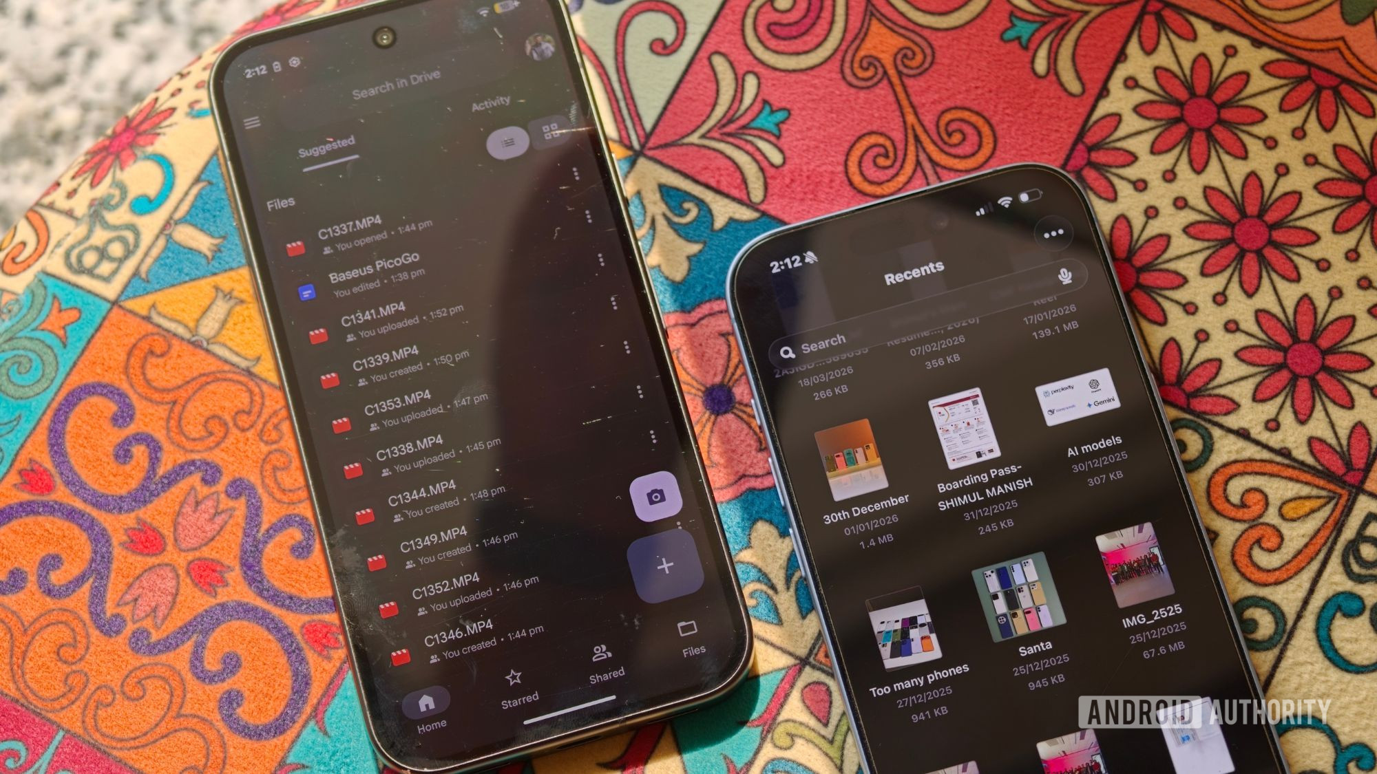 Google Drive over the Apple Files app