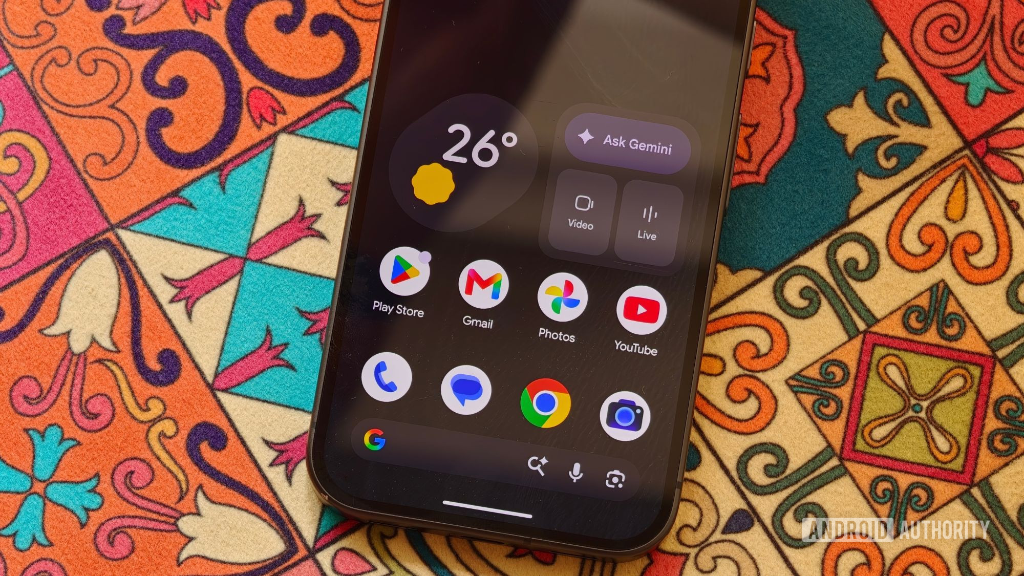 Google apps on the Google Pixel 11