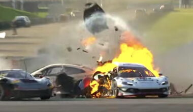 GT driver thanks competitor for 'saving my life' after fiery crash
