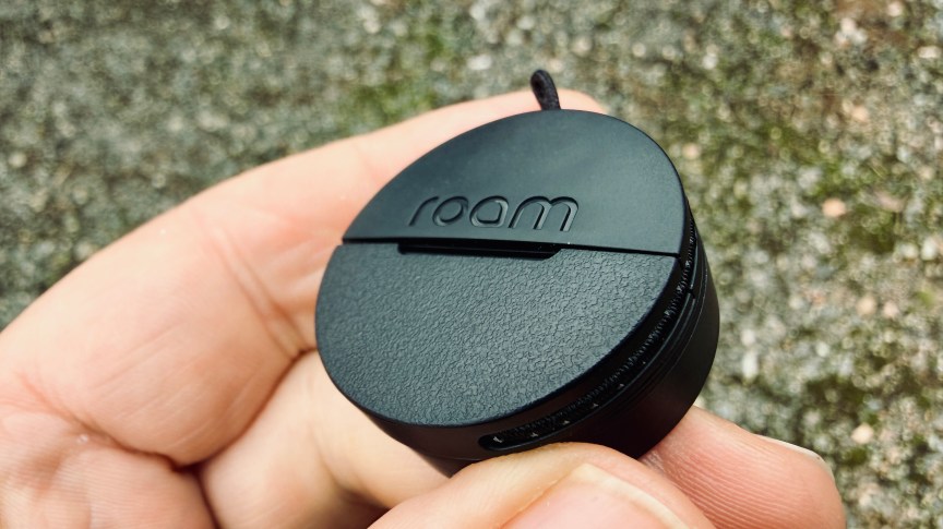 The Roam Smart Tracker is small, but loud!