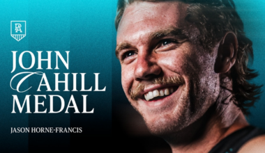 Horne-Francis awarded first John Cahill Medal