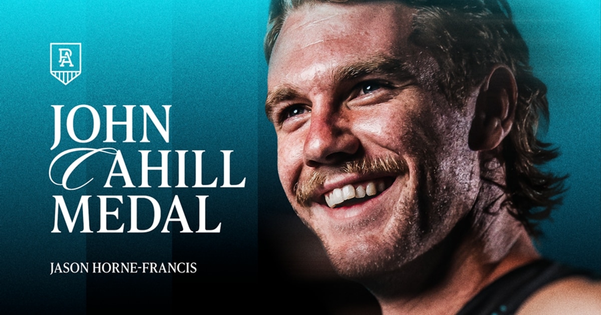 Horne-Francis awarded first John Cahill Medal