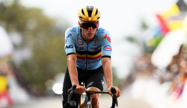 Remco Evenepoel at the 2025 World Championships