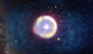 Artist's conception of a massive Pop III star in the early universe. Credit - NOIRLab/NSF/AURA/J. da Silva/Spaceengine