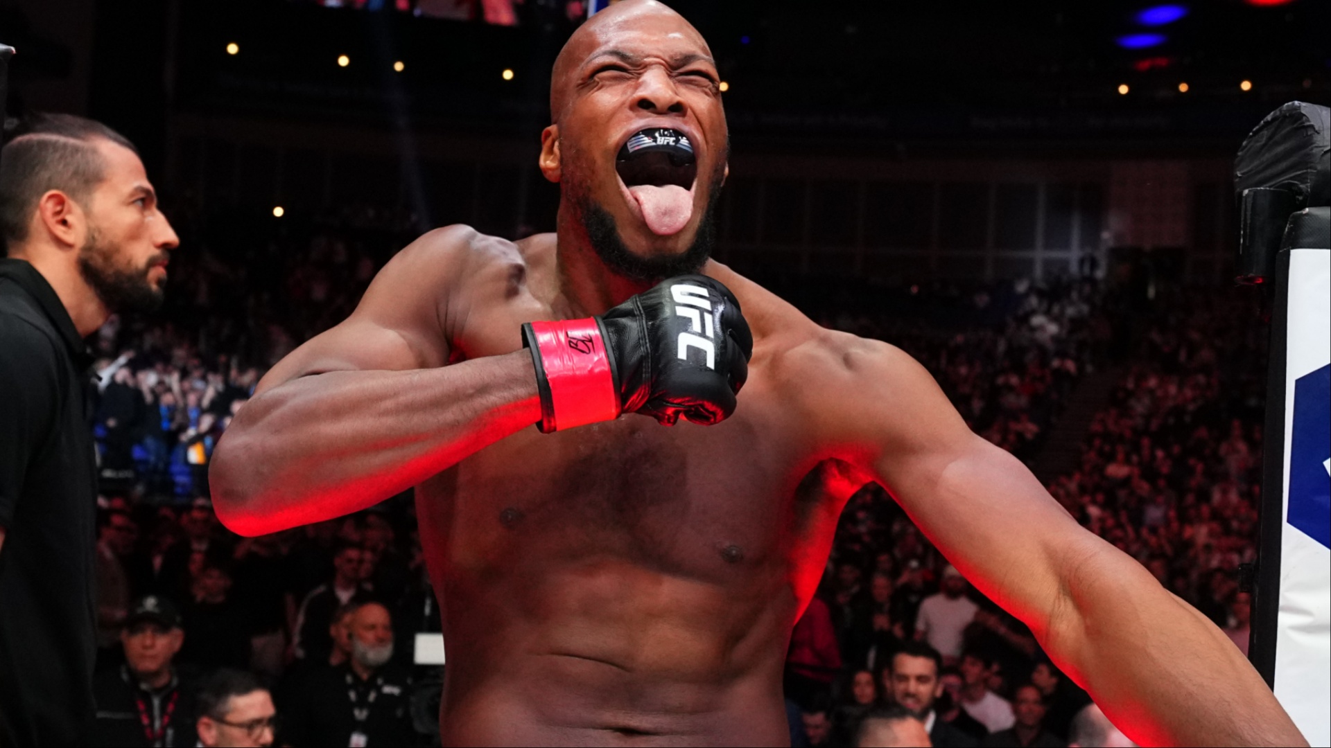 Michael 'Venom' Page walking out at UFC London