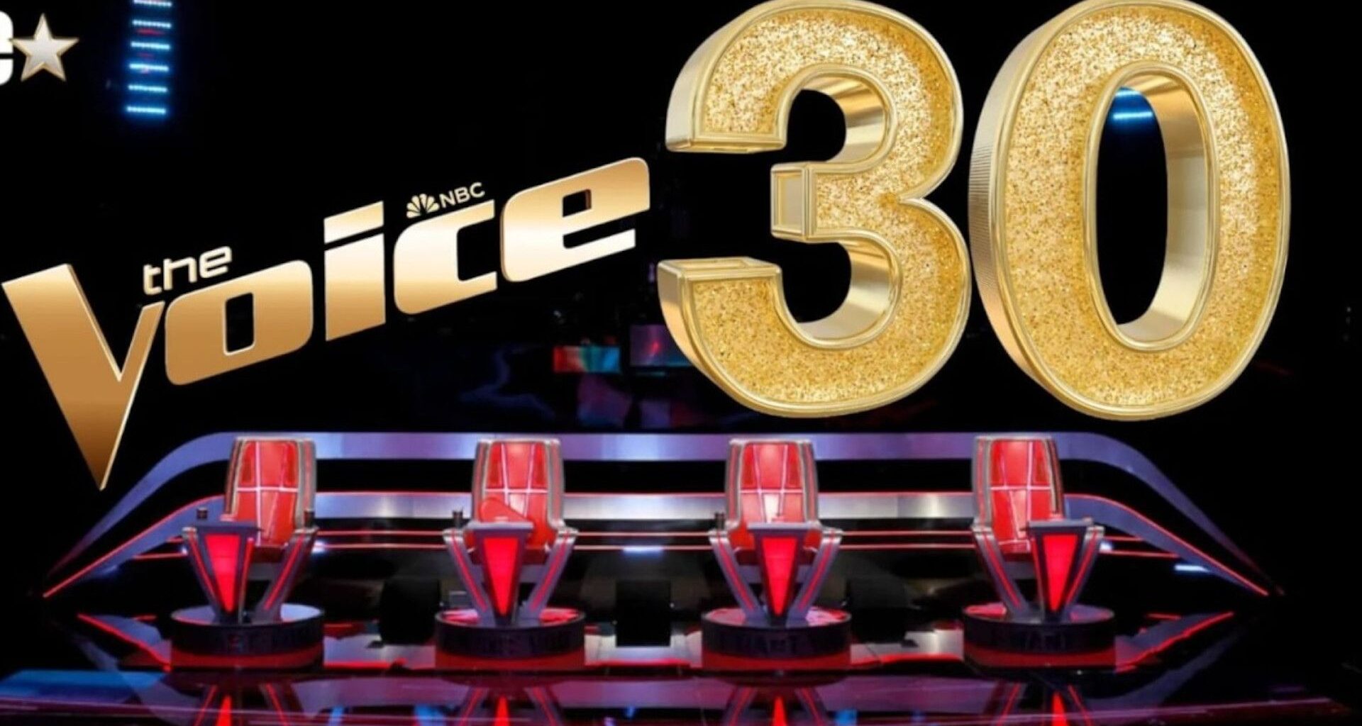 Promotional image for "The Voice" season 30
