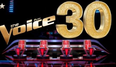 Promotional image for "The Voice" season 30