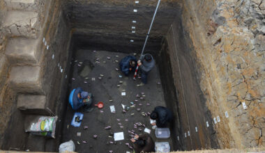 Excavations in Bianfu Cave, China