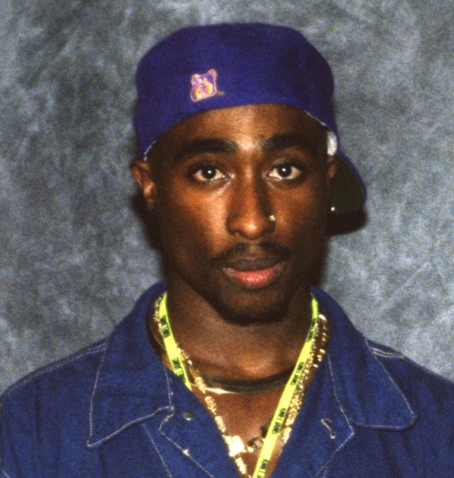 MOUNTAIN VIEW, CA - AUGUST 1: Tupac Shakur attends KMEL Summer Jam at Shoreline Amphitheatre on August 1, 1992 in Mountain View California. (Photo by Tim Mosenfelder/Getty Images)