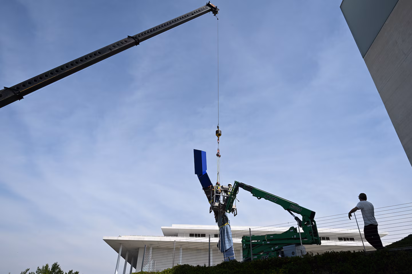 Kennedy Center’s dismantled ‘Blue’ sculpture purchased by David Rubenstein
