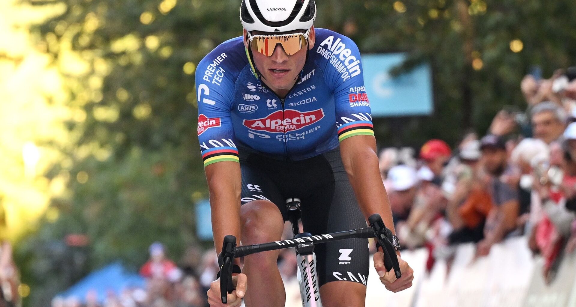 Tour de Luxembourg: Mathieu van der Poel recovers from a foiled late-race attack to instead claim sprint victory on stage 1