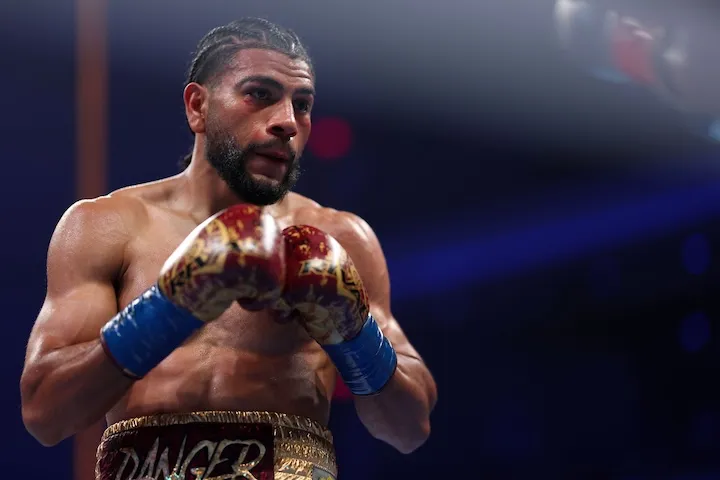 IBF lightweight titleholder Raymond Muratalla during his fight Andy Cruz on January 24, 2026