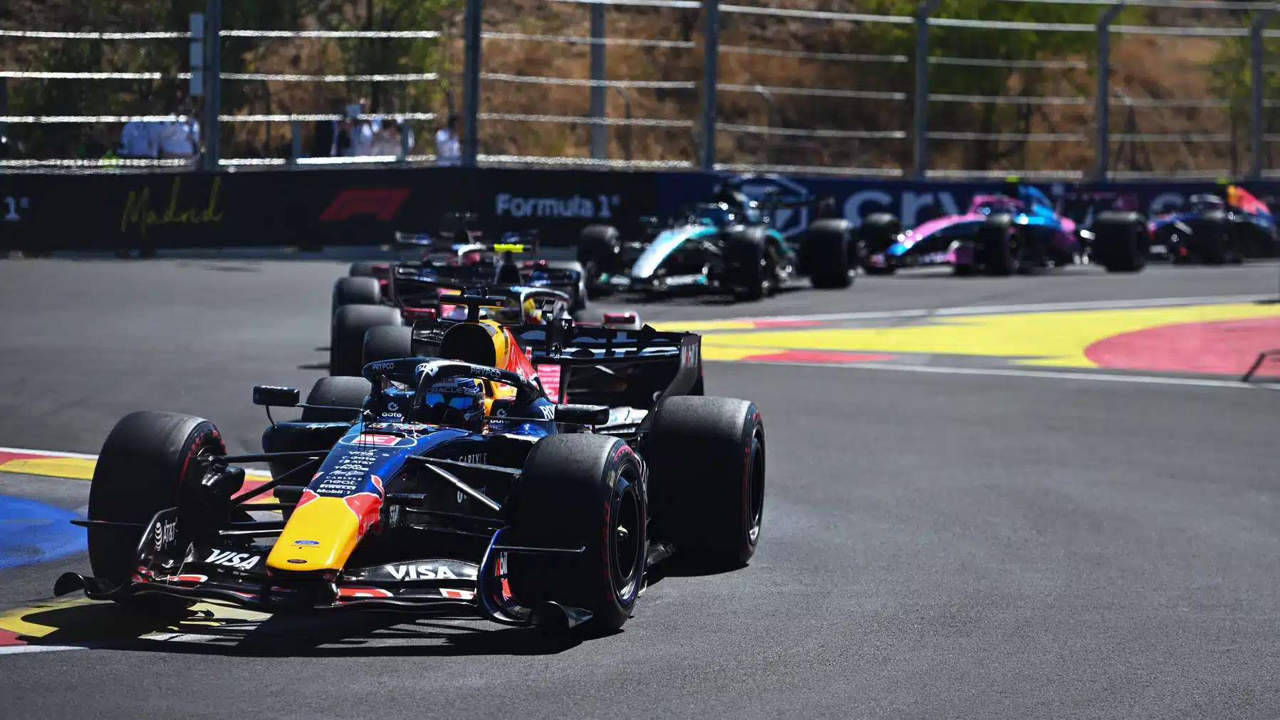 Liam Lawson of New Zealand driving the (30) Oracle Red Bull Racing RB22 Red Bull Ford Powertrains o during the F1 Grand Prix of Spain