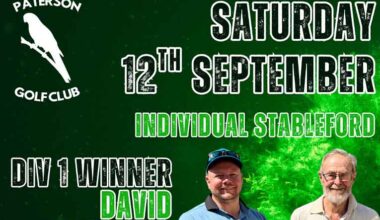 Paterson Golf Club - Dungog Shire News Of The Area