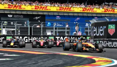 Lando Norris (GBR) McLaren F1 Team MCL40 at the start of the race. 13.09.2026. Formula 1 World Championship, Rd 14, Spanish Grand Prix, Madrid, Spain, Race Day.