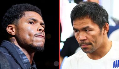 Shakur Stevenson finally responds to reports of fighting ‘legend’ Manny Pacquiao next