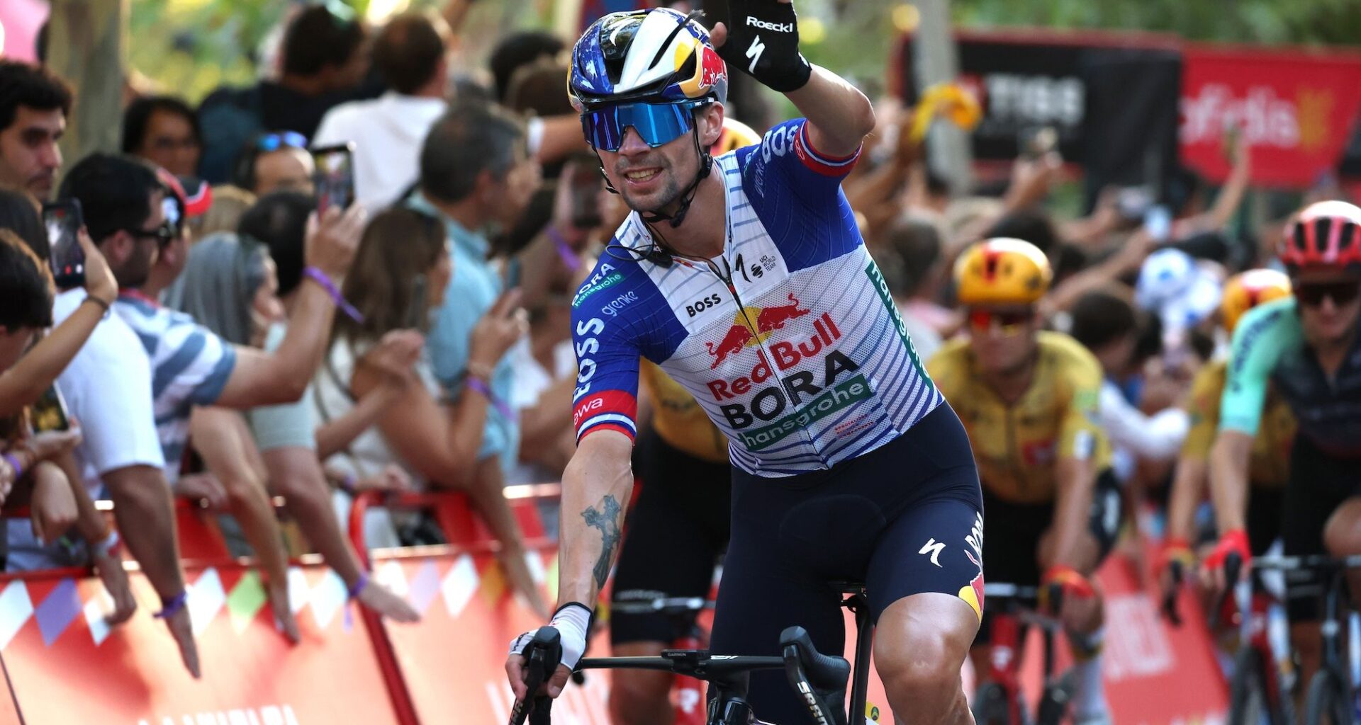 'Second place is a victory for me' - after pre-race training crash and injuries, Primož Roglič celebrates hard-fought runner-up spot in Vuelta a España