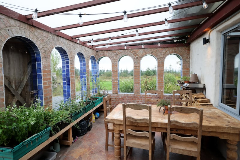 Innovative contruction methods and outcomes at Gardner's home: 'I really believe in community, and I really believe in people looking after each other.' Photograph: Alan Betson/The Irish Times

