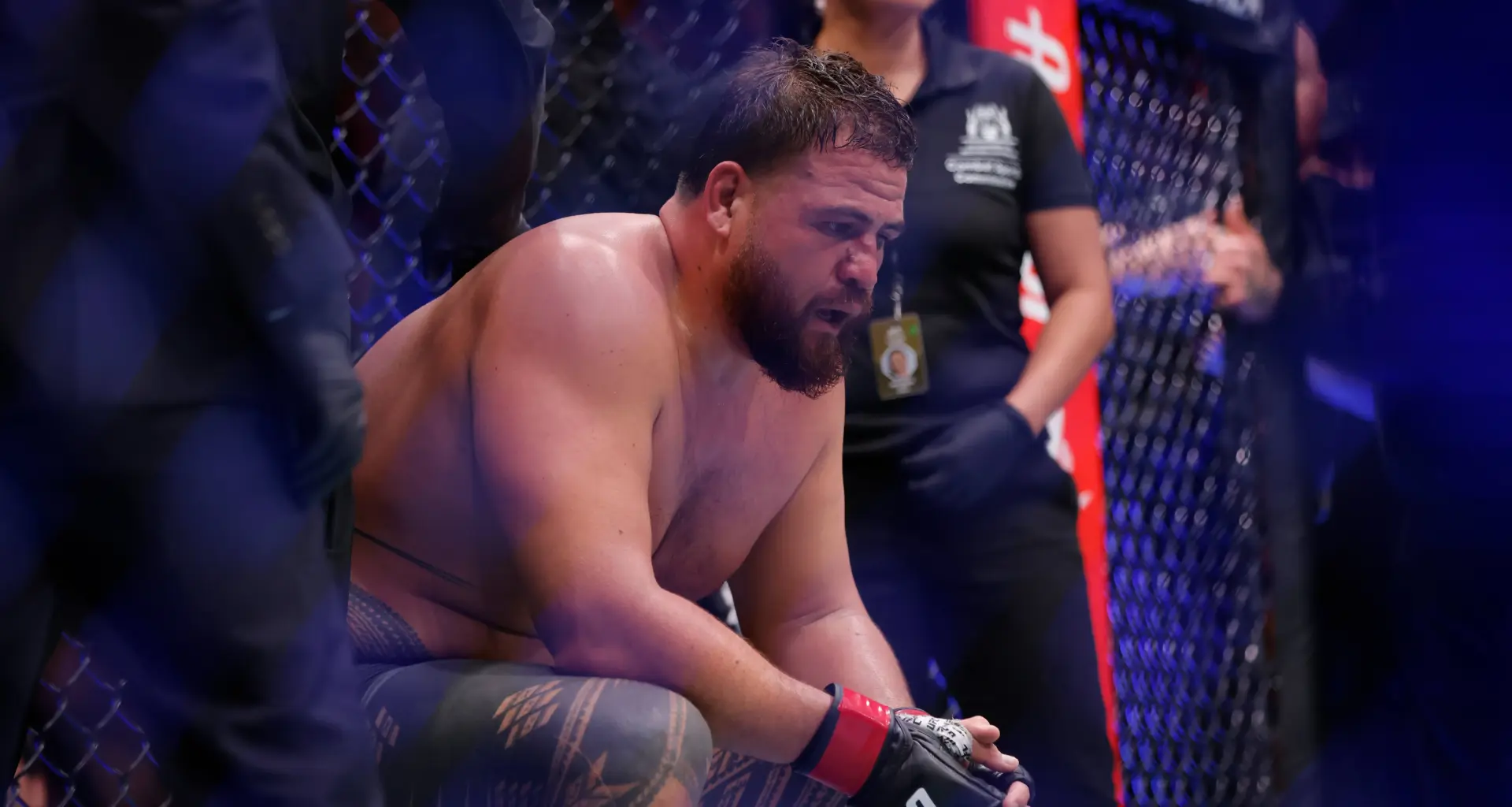 Paddy Pimblett (left) and Tom Hardy (right)