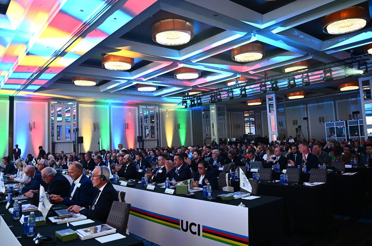 I watched the UCI Congress so you don't have to