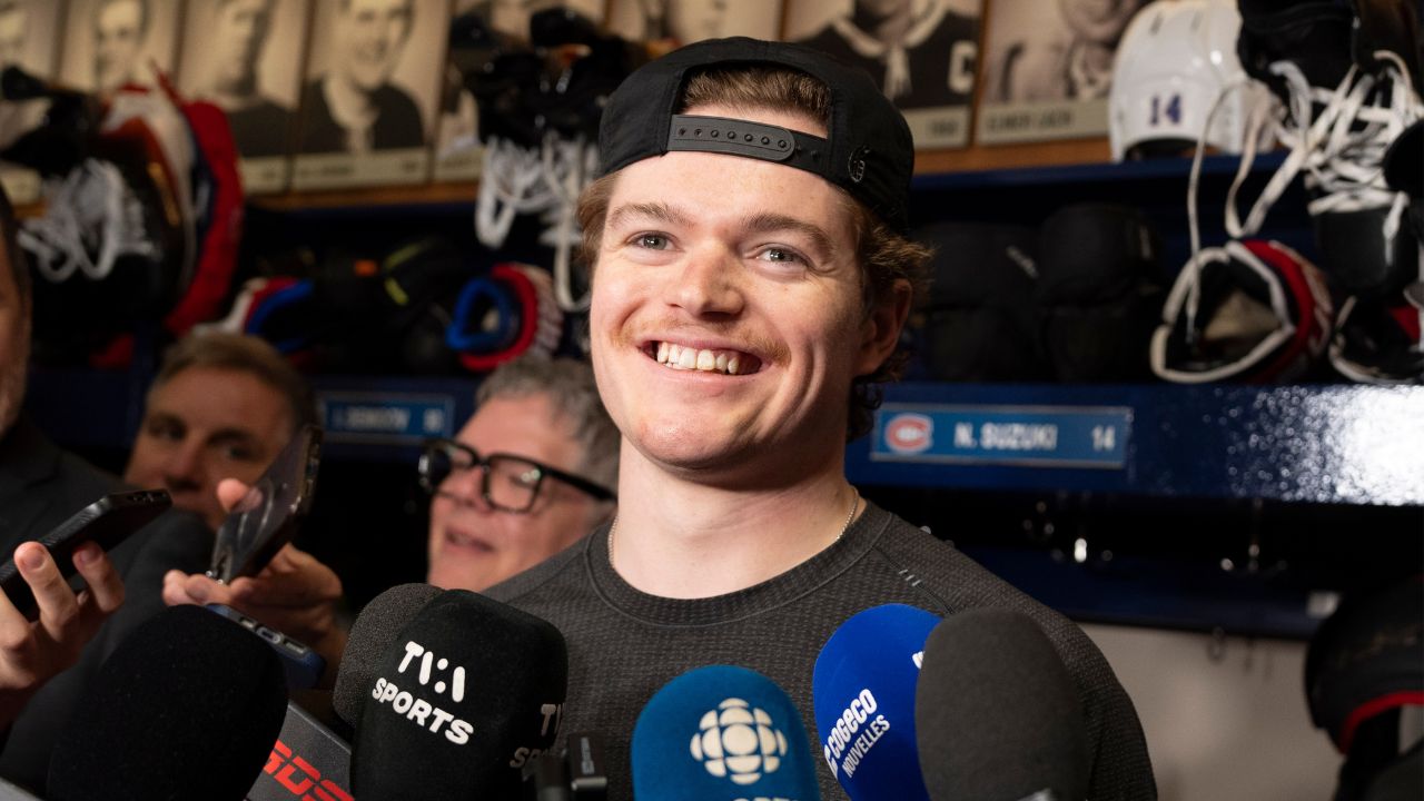 Why American Cole Caufield can’t see himself leaving Montreal 