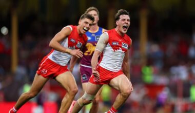 Sydney stunner! Undermanned Swans upset Brisbane Lions to book home prelim