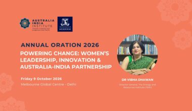 Australia India Institute Annual Oration 2026: Powering Change: Women’s Leadership, Innovation and the Australia-India Partnership