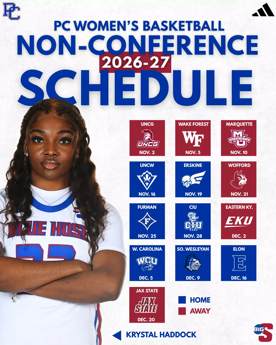 Women's Basketball 2026-27 Non-Conference Schedule