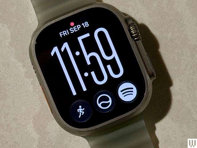 Image may contain: Wristwatch, Computer Hardware, Electronics, Hardware, Monitor, Screen, Arm, Body Part, and Person