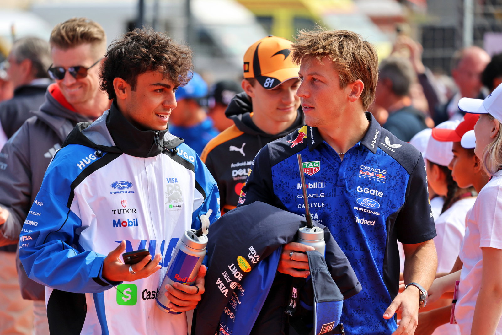 Arvid Lindblad and Liam Lawson